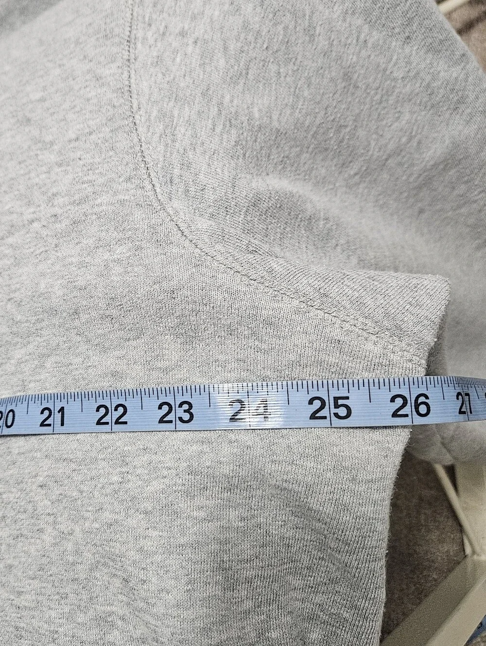 Lrg Gray Crewneck Sweatshirt with Black Geometric Tree Graphic Unisex